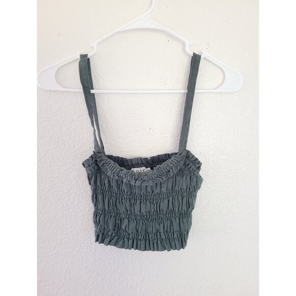 Joie Women's Green Crop Top - Size XS - Super Stretchy #4 - Picture 1 of 5